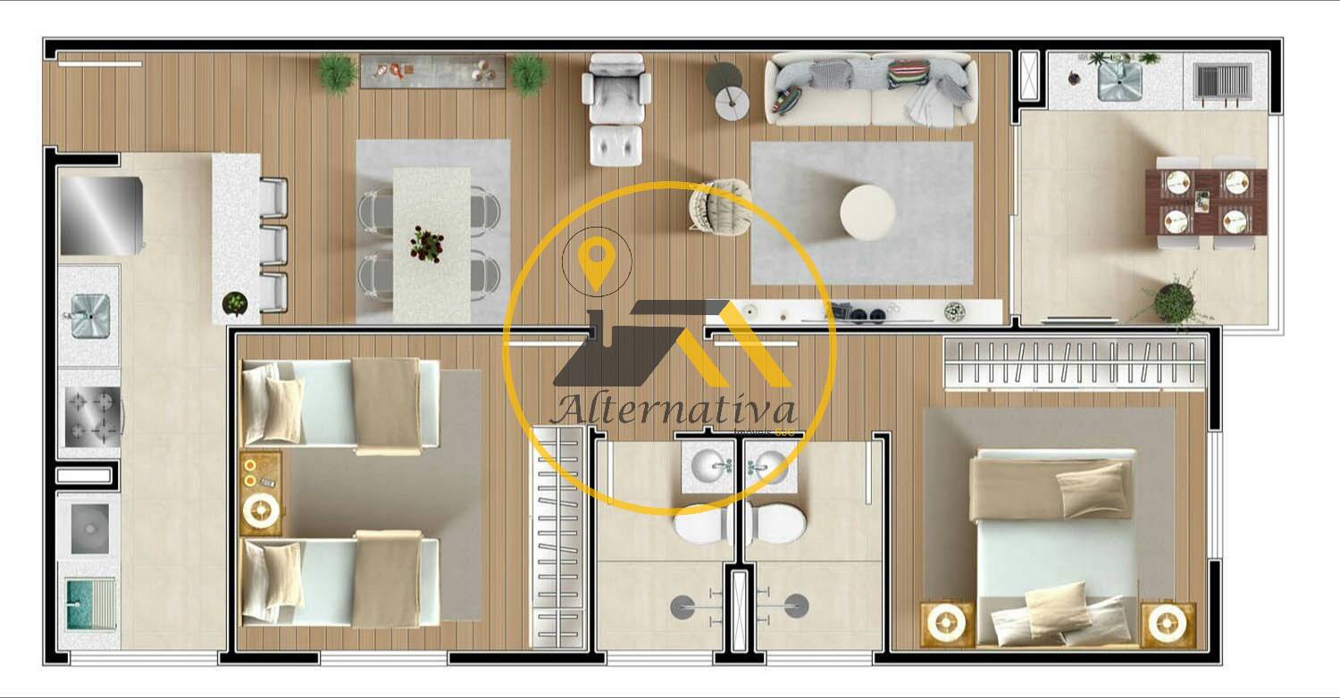 Apartamento, 2 quartos, 68 m² - Foto 5